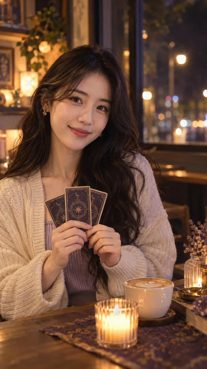 塔羅小月，好運開講 AI 虛擬角色